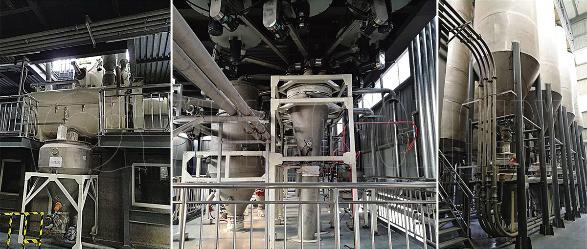 PVC product fully automatic mixing production line