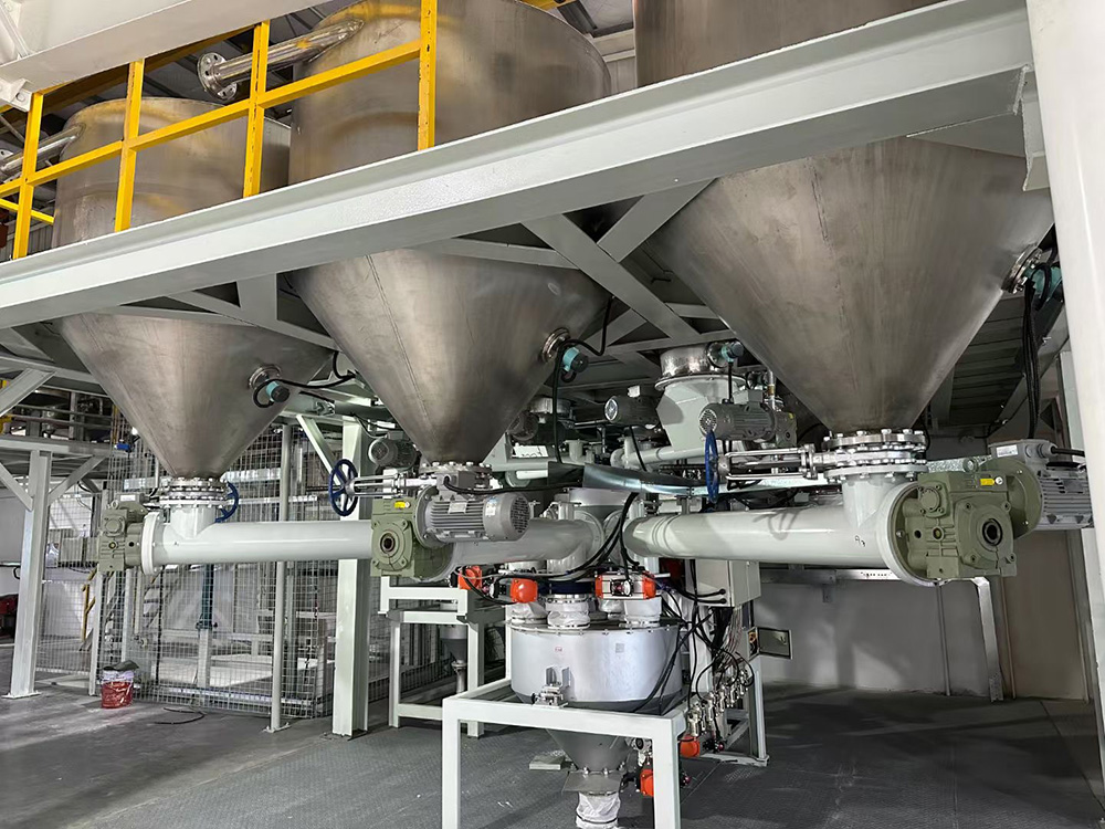 PVC metering mixing system