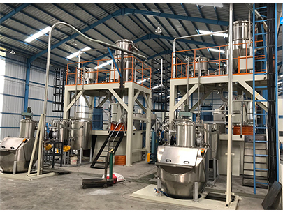 PVC metering mixing system