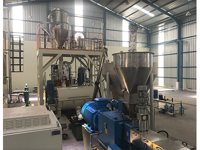 PVC metering mixing system